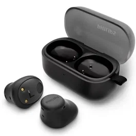 Philips TAT2149 Auriculares Bluetooth con Estuche de Carga, Autonomía 6h, Negros